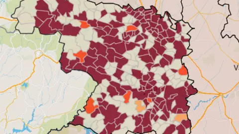 Mapa IA municipios a siete días (28 de diciembre)