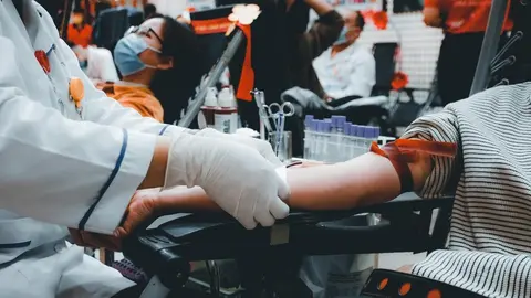 Foto archivo donación de sangre