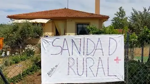 Cartel en defensa de la sanidad rural