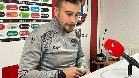 Yago Iglesias, entrenador del Zamora CF.