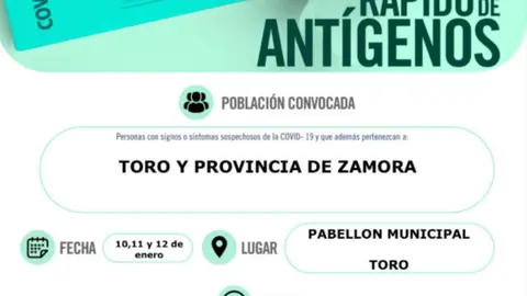 Cribado masivo Toro.