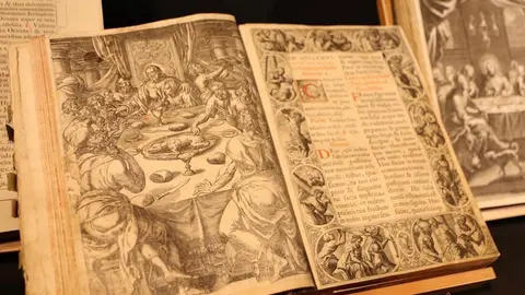 Presentación de la nueva exposición temporal Libros litúrgicos ilustrados en el Museo Diocesano