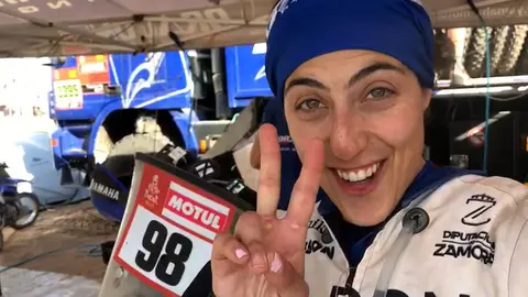 sara garcía a dos del final