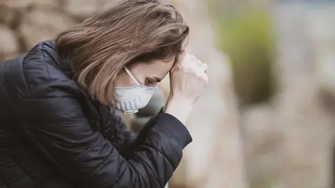 Foto de archivo ansiedad Covid