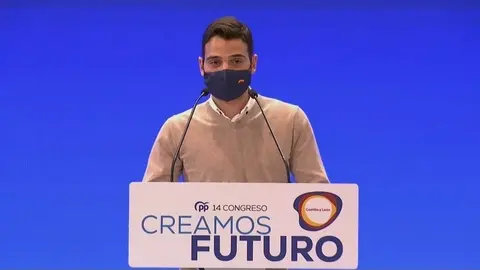 Juan del Canto en la Convención del PP