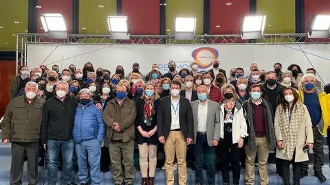 Foto de familia de Mañueco con el Comité Ejecutivo regional