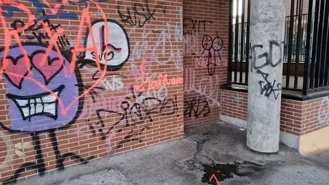 Pintadas en La Vaguada. Foto de archivo