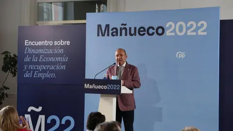 Barrios durante la clausura en Zamora el segundo “encuentro popular” del PP de Castilla y León