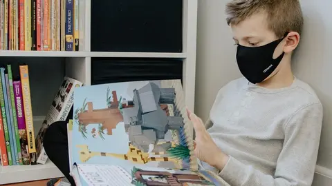 Foto archivo menores Covid