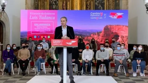 José Luis Rodríguez Zapatero en Salamanca