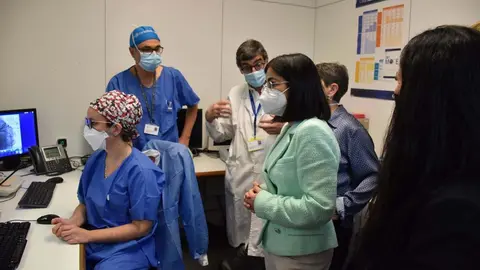 La ministra de Sanidad, Carolina Darias