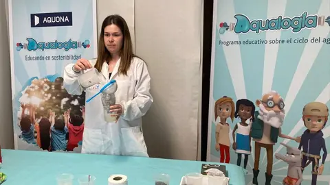 Sesión Aqualogía durante el curso 2020-2021