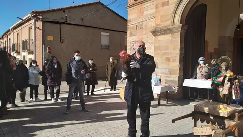 Tradicional subasta de San Antón en Granja de Moreruela