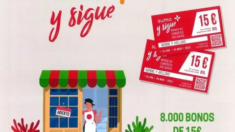 Cartel Bonos Comercio Solidario 2022