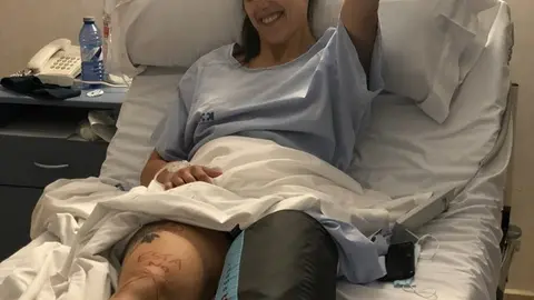 Sara Garcia en el hospital