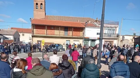 Manifestación convocada por Zamora Decide en Fuentelapeña
