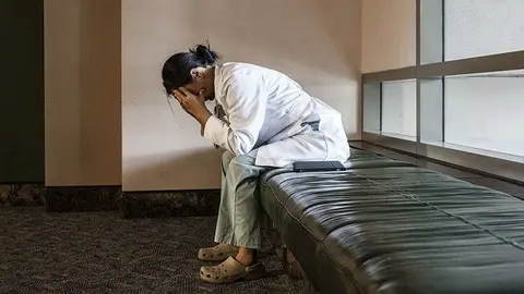 Sanitarios. Foto de archivo