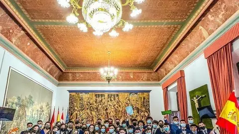 Los quintos de Toro en el Ayuntamiento