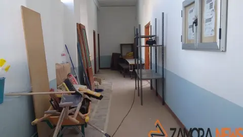 Obras en las Escuelas de Pinilla