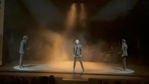 Farruquito en su actuación en el Teatro Principal.