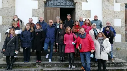 Representantes de la Red de Cooperación de Ciudades en la Vía de la Plata