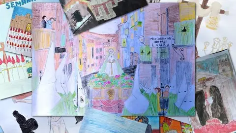 Cartel exposición concurso de dibujo Luz Penitente