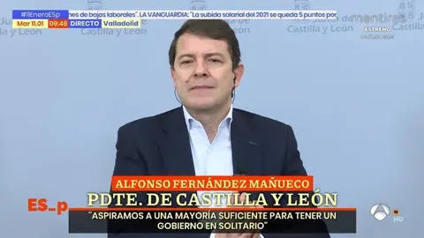 Alfonso Fernández Mañueco en Espejo Público.