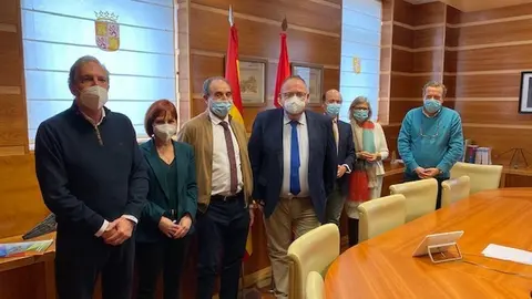 Reunión con el consejero de Sanidad