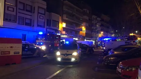 Incendio en la Plaza de la Puebla en Zamora
