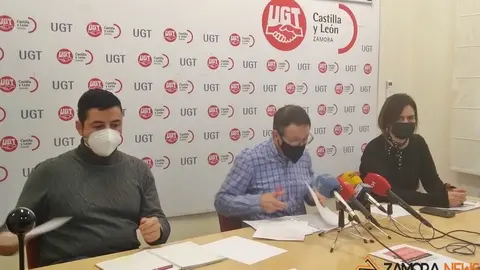 Rueda de prensa en UGT
