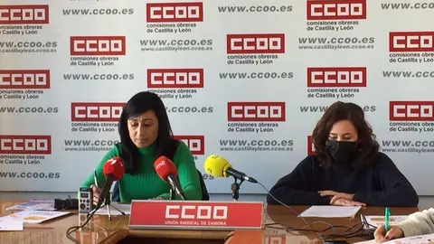 Rueda de prensa de CCOO