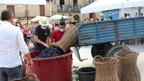 Fiesta de la Vendimia organizada en agosto de 2021. Fotografía: Fermoselle Villa del Vino