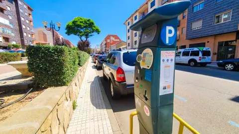 Zona azul en Benavente. Fotografía: Intervenabente.es