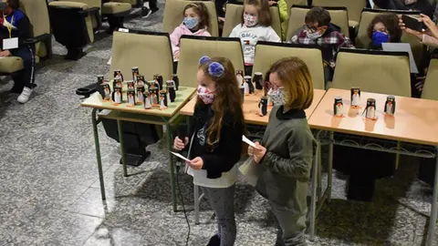 Alumnos de Primaria del Virgen de la Vega