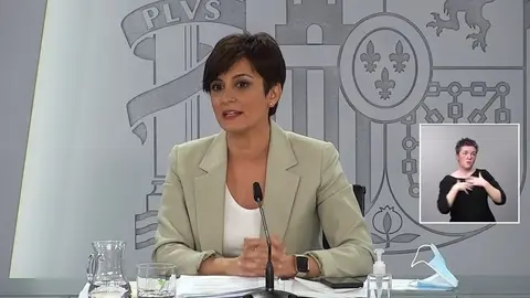 La portavoz del Gobierno, Isabel Rodríguez