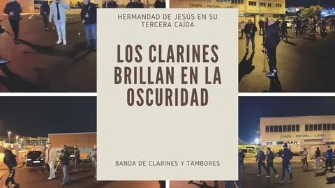 La banda de clarines y tambores de Jesús en su Tercera Caída