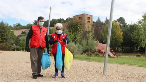Recogida de basura Cruz Roja
