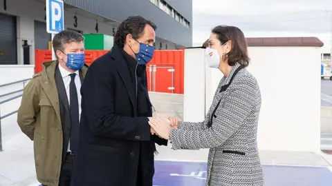 2 Alexandre Bompard,  Reyes Maroto y Alexandre de Palmas