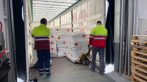 Voluntarios de Cruz Roja. Foto Facebook