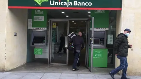 Una sucursal de Unicaja en Zamora