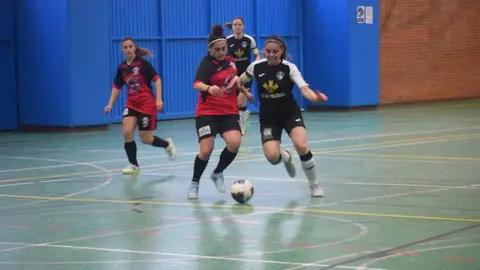 River Zamora Caja Rural en el partido frente a Ávila Sala B