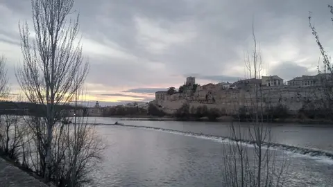 Vista de Zamora desde el barrio de Pinilla