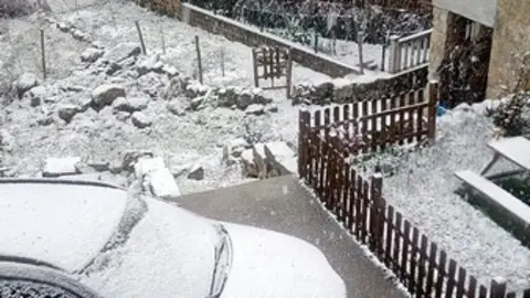 Sotillo de Sanabria con nieve