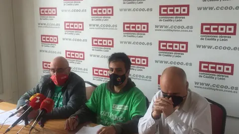 Rueda de prensa de CCOO Zamora