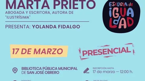 Con quien leemos  hoy. Marta Prieto