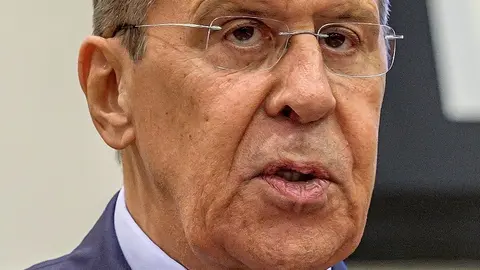 Sergey Lavrov, Minister of Foreign Affairs for the Russian Federation, is seen during the 2019 Comprehensive Test-Ban Treaty Article XIV Conference in Conference Room 2 at United Nations Headquarters in New York, NY, USA on September 25, 2019.