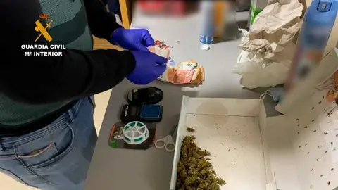 Foto operación Guardia Civil contra el tráfico de drogas