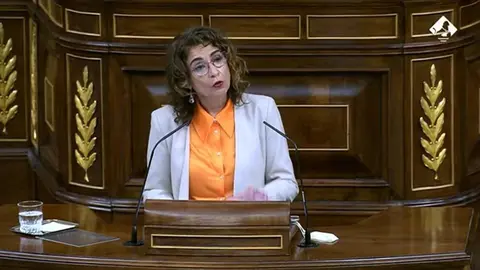 La ministra de Hacienda y Función Pública, María Jesús Montero