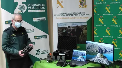 Dron donado por la Guardia Civil y Fundación Caja Rural de Zamora a la Comandancia de la Guardia Civil de Zamora