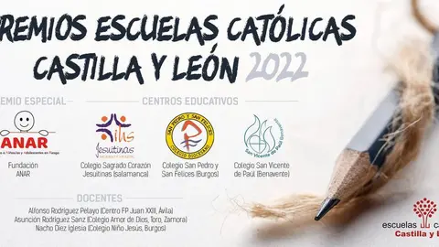 Premios Escuelas Catolicas Castilla y Leon 2022 Premiados